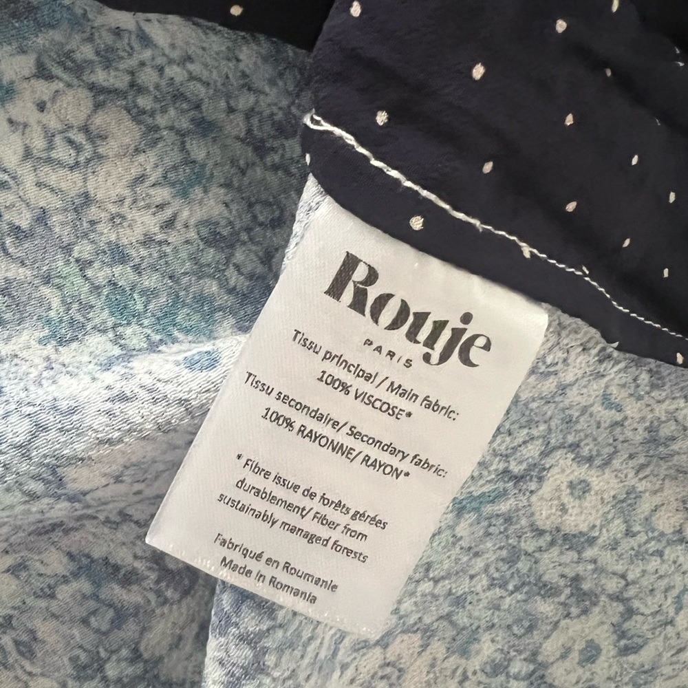 Rouje Lorine dress in blue - Picture 5 of 6